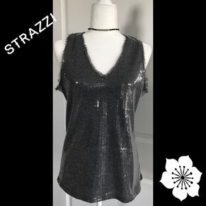 Sequined Top by STRAZZI 🌸 Sz L
